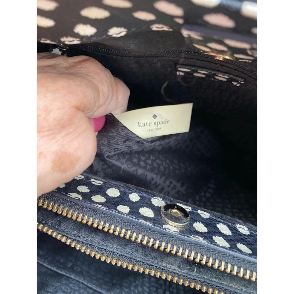 Kate‎ Spade Bag Laurel Way Evangelie Satchel Musical Dot Polka Dot Crossbody